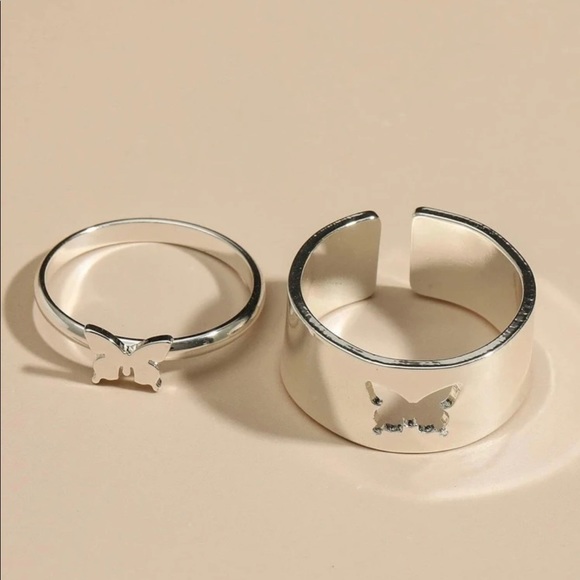 Butterfly Ring Set - Picture 2 of 3